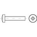 Toolcraft Linsenschrauben M6 45 Mm Kreuzschlitz Pozidriv Stahl Verzinkt 500 St. B-Ware von Toolcraft