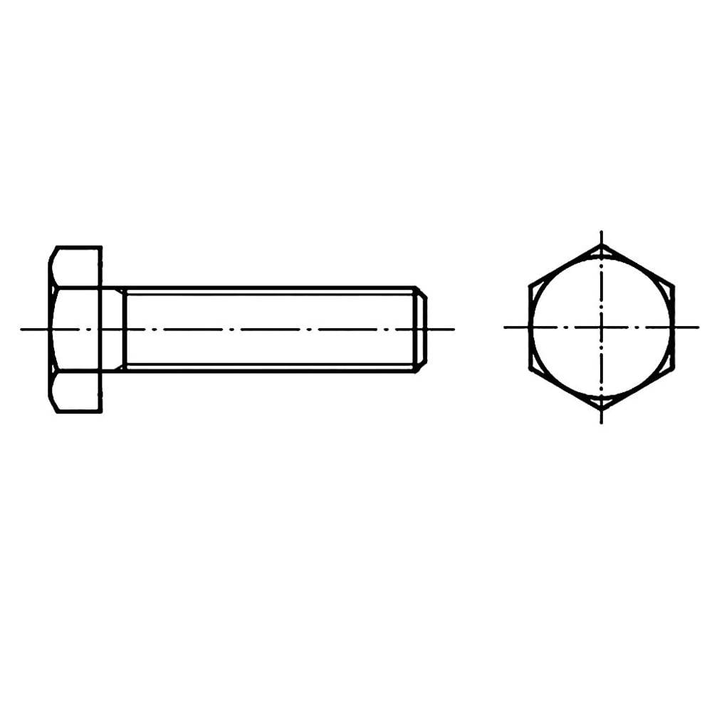 Toolcraft Sechskantschraube Schraube M4 70 Mm Din 933 Stahl 100 Stück B-Ware Toolcraft Sechskantschraube Schraube M4 70 Mm Din 933 Stahl 100 Stück B-Ware von Toolcraft