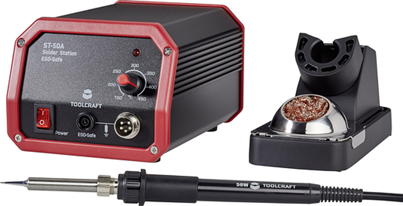 Toolcraft St 50 A Lötstation Analog 50 W 150 Bis 450 °C Inkl. Lötspitze 230 V/Dc B-Ware Toolcraft St 50 A Lötstation Analog 50 W 150 Bis 450 °C Inkl. Lötspitze 230 V/Dc B-Ware von Toolcraft
