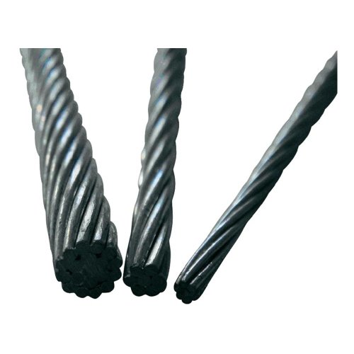Toolcraft Stahldrahtseil () 3mm 486762 Grau Meterware von Toolcraft