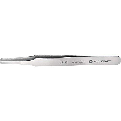 Toolcraft TO-5861040 Präzisionspinzette 1 Stück 2a SA 120 mm, (L x B) 120 mm x 10 mm von Toolcraft