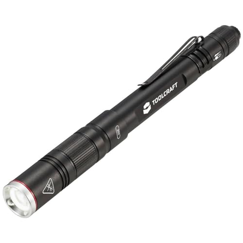 Toolcraft TO-8254890 Penlight akkubetrieben SMD LED Schwarz von Toolcraft