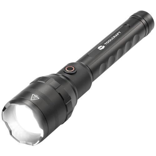 Toolcraft TO-8578260 LED Taschenlampe mit USB-Schnittstelle akkubetrieben 10.000 lm 10 h 730 g von Toolcraft