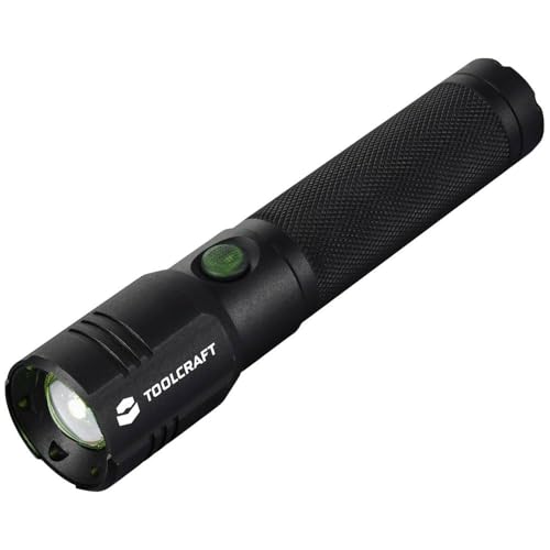 Toolcraft TO-9469530 LED Taschenlampe Einstellbare Punktgröße akkubetrieben 2000 lm 4 h 238 g von Toolcraft
