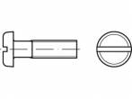 Toolcraft To 5452011 Flachkopfschrauben Schrauben M4 25mm Schlitz Messing 200 St B-Ware von Toolcraft