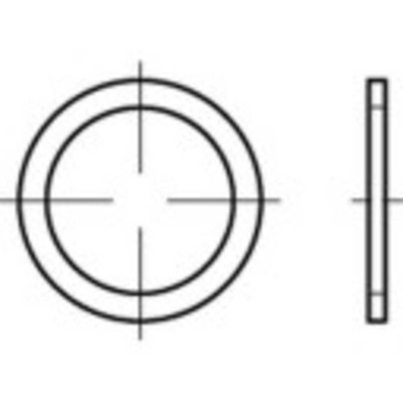 Toolcraft To 5454483 Dichtring 36 Mm Din 7603 Kupfer Ring Federscheiben Scheiben B-Ware von Toolcraft