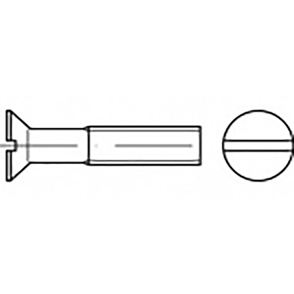 Toolcraft To 6867294 Senkschrauben Flachkopfschrauben 55 Mm Schlitz Stahl 200 St B-Ware Toolcraft To 6867294 Senkschrauben Flachkopfschrauben 55 Mm Schlitz Stahl 200 St B-Ware von Toolcraft