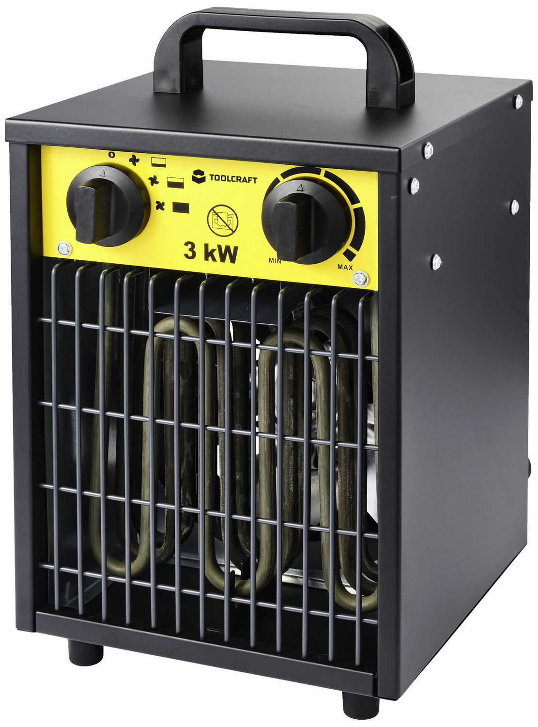 Toolcraft To 8578335 Bauheizer 3000 W Schwarz Gelb Heizen Heizgerät Trockenbau B-Ware Toolcraft To 8578335 Bauheizer 3000 W Schwarz Gelb Heizen Heizgerät Trockenbau B-Ware von Toolcraft
