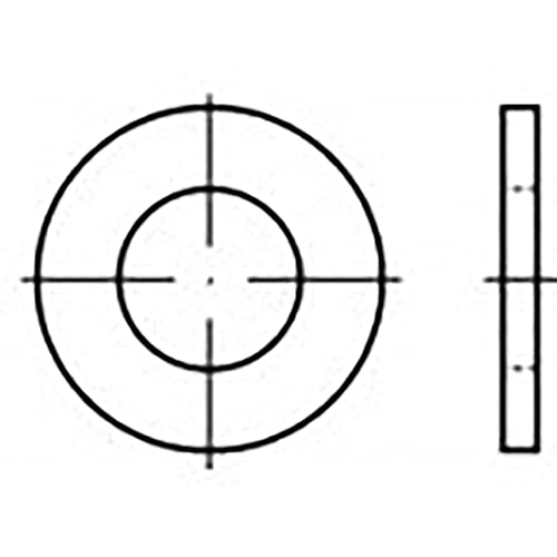 Unterlegscheibe 4.3 mm 9 mm Kunststoff 200 St. TOOLCRAFT TO-6853779 von Toolcraft