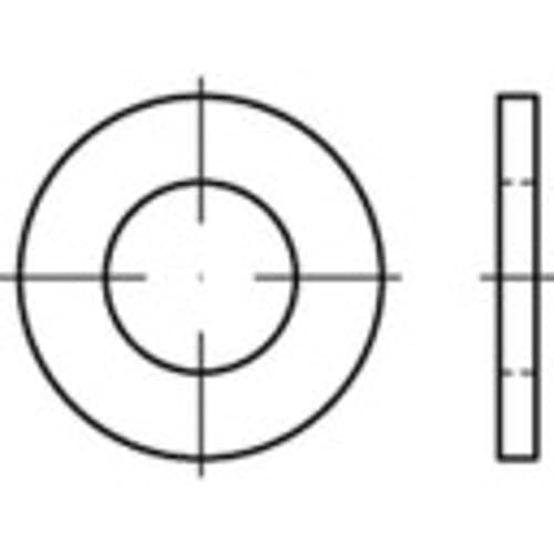 Unterlegscheiben Innendurchmesser: 6,4 mm ISO 7089 Stahl verzinkt 100 Stück TOOLCRAFT 147812 von Toolcraft