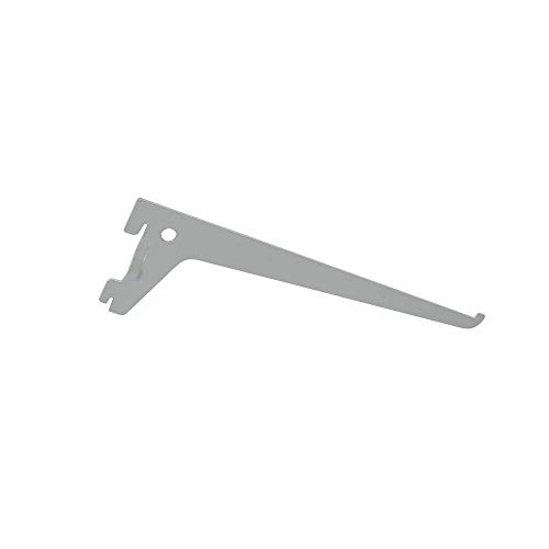 Toolerando Regalträger Regalhalter Halterung für Wandschienen, 1-reihig, aus legiertem Stahl, Länge 200 mm, Silber von Toolerando