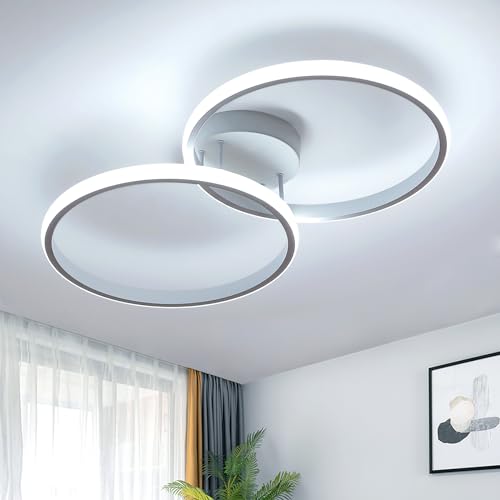 Toolight Deckenlampe LED, 30W 3375LM Deckenleuchte Modern Design Küchenlampe 6500K Kaltweiß, Schlafzimmerlampe, LED Lampe Decke für Schlafzimmer Wohnzimmer Küche Flur, 54CM Toolight Deckenlampe LED, 30W 3375LM Deckenleuchte Modern Design Küchenlampe 6500K Kaltweiß, Schlafzimmerlampe, LED Lampe Decke für Schlafzimmer Wohnzimmer Küche Flur, 54CM von Toolight