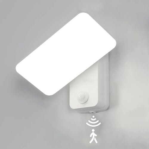 Toolight LED Aussenleuchte mit Bewegungsmelder, 16W 1800LM Wandlampe LED IP65, Außenlampe mit 360° Schwenkbar Panel, Außenwandleuchte Kaltweiß 6500K für Villa Veranda Garten Terrasse Toolight LED Aussenleuchte mit Bewegungsmelder, 16W 1800LM Wandlampe LED IP65, Außenlampe mit 360° Schwenkbar Panel, Außenwandleuchte Kaltweiß 6500K für Villa Veranda Garten Terrasse von Toolight