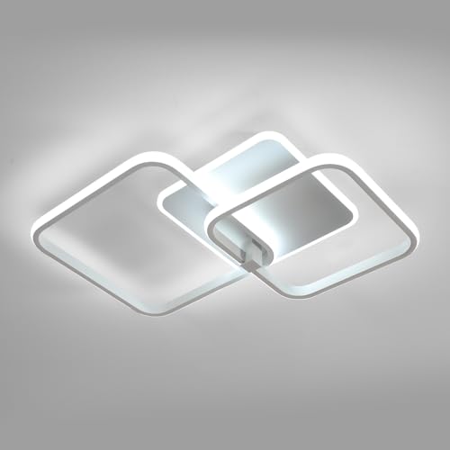Toolight LED Deckenleuchte 40W 4500LM, Quadratische Deckenlampe LED Weiß 52cm, Moderne Deckenbeleuchtung Acryl 6500K Kühles Weißes Licht für Schlafzimmer Wohnzimmer Küche Korridor Toolight LED Deckenleuchte 40W 4500LM, Quadratische Deckenlampe LED Weiß 52cm, Moderne Deckenbeleuchtung Acryl 6500K Kühles Weißes Licht für Schlafzimmer Wohnzimmer Küche Korridor von Toolight