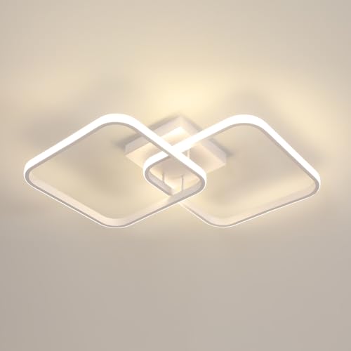 Toolight LED Deckenleuchte 42W 4725LM, Moderne Deckenlampe Quadratische 59cm 4500K Neutralweiß, Deckenlampe Wohnzimmer Acryl Weiß für Schlafzimmer Wohnzimmer Küche Badezimmer Korridor Toolight LED Deckenleuchte 42W 4725LM, Moderne Deckenlampe Quadratische 59cm 4500K Neutralweiß, Deckenlampe Wohnzimmer Acryl Weiß für Schlafzimmer Wohnzimmer Küche Badezimmer Korridor von Toolight