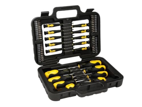 Toolland Edelstahl-Schraubendreher-Bits aus Chrom-Vanadium CrV, Schraubendreher-Bitset, 58-teilig von Toolland a land of possibilities