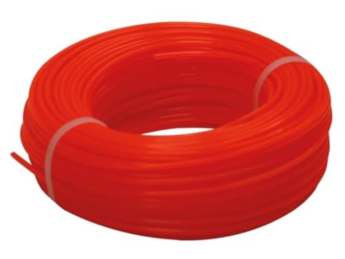 Toolland Trimmerfaden, Nylon, Rot, 2.4 mm, 25 m von Toolland a land of possibilities