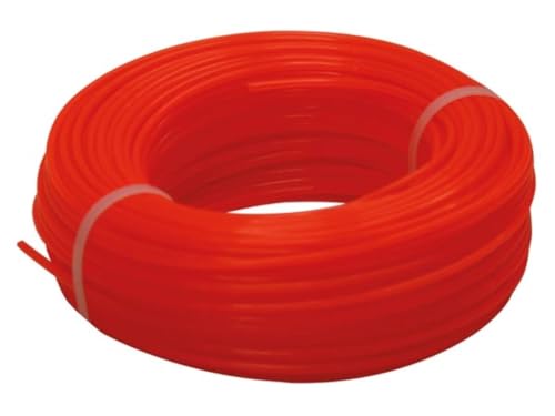 Toolland Trimmerfaden, Nylon, Rot, 2.4 mm, 50 m von TOOLLAND