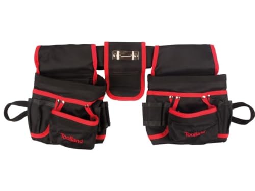 TOOLLAND - FI68 Werkzeug Gürteltasche, Doppel 174283 von Toolland