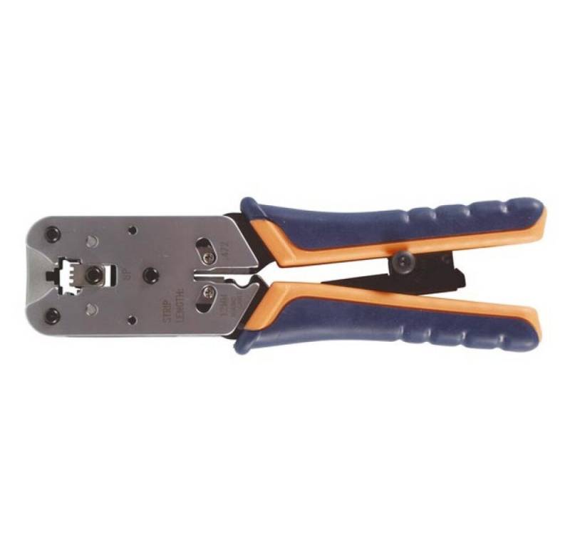 Toolland Abisolierzange PROFESSIONELLE CRIMPZANGE FÜR WESTERNSTECKER 8P8C (RJ45), 1-tlg. von Toolland
