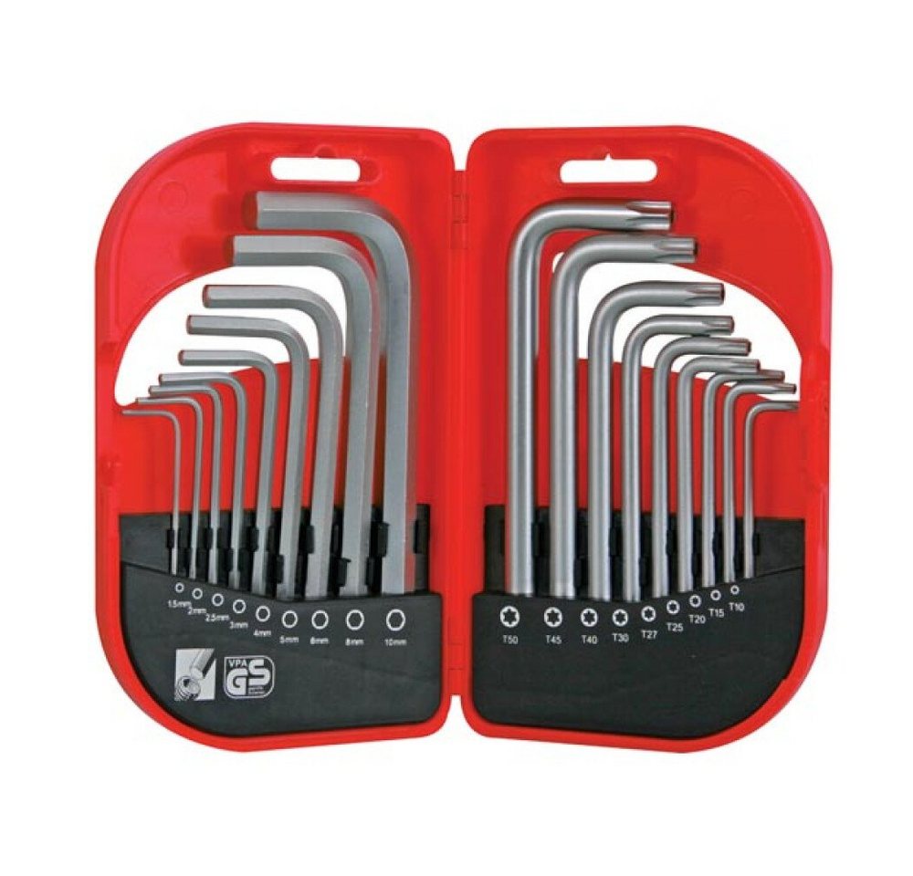 Toolland Bit- und Steckschlüsselset SCHLÜSSELSET - SECHSKANT & STERN - 18-tlg., 1-St. Toolland Bit- und Steckschlüsselset SCHLÜSSELSET - SECHSKANT & STERN - 18-tlg., 1-St. von Toolland