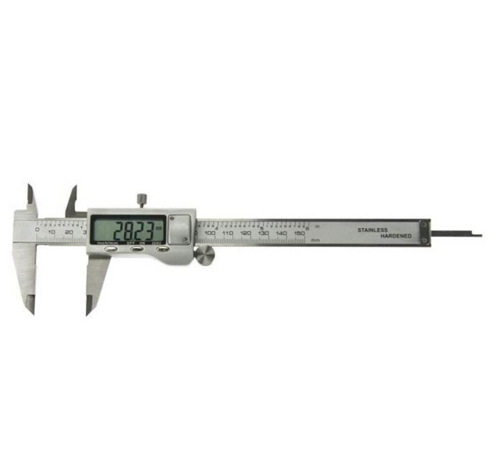 Toolland Messschieber Präzisionsschieblehre. Misst bis zu 150mm (6) mit einer Auflösung von, 1-St. von Toolland