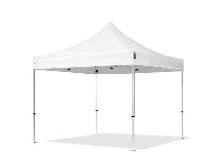 3x3m Aluminium Faltpavillon, ohne Seitenteile, weiß - (600133) von Toolport