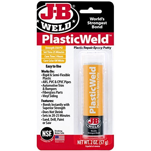 J-B Weld 8237 PlastWeld Kunststoffreparatur-Epoxid-Kitt – 57 g, Größe: 57 g, Modell: 8237, Tools & Hardware Store von J-B Weld