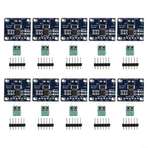 10 x I2C-basierte Gleichstrom-Messmodule zur Überwachung der Leistung in elektronischen Schaltungen 10 x I2C-basierte Gleichstrom-Messmodule zur Überwachung der Leistung in elektronischen Schaltungen von ToolsEvery
