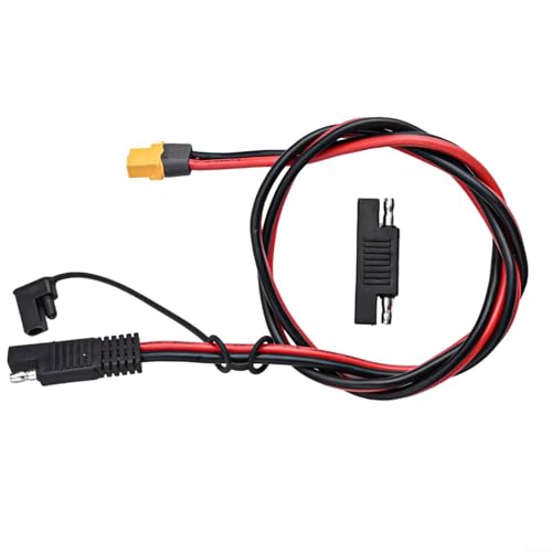 12 AWG SAE auf XT60 Verlängerungskabel mit Silikon-Kupfer für Solarstrommodule und tragbare Akkupacks von ToolsEvery