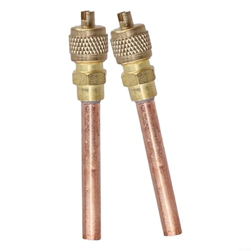 2er-Pack AC-Kühlservice-Ventile 14 SAE x 14 OD x 78 mm Schaftkern für Reparaturen und Wartung von Kühlsystemen von ToolsEvery