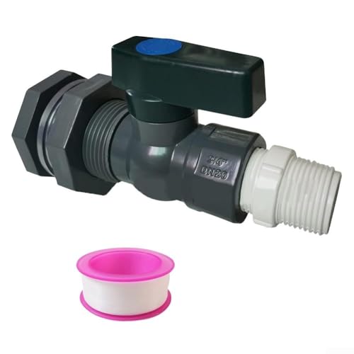 34 PVC-Wasserhahn-Set mit Schottanschluss für sichere und schnelle Wasserübertragung in verschiedenen Anwendungen von ToolsEvery