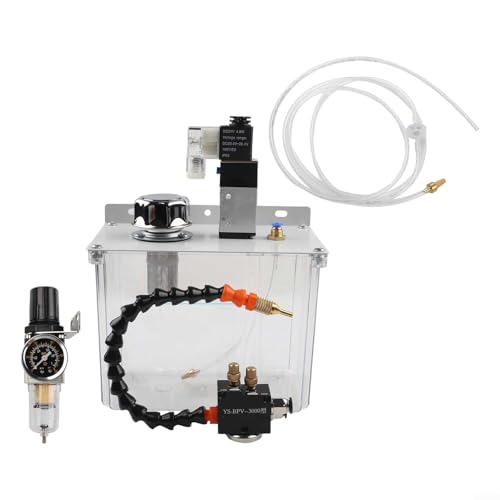 3L Schmierspray Kühler Pumpe Ölnebel Sprüher mit Magnetfuß Flexible Welle und Magnetventil Optionen für industrielle Kühlung und Schmierung (24V) von ToolsEvery