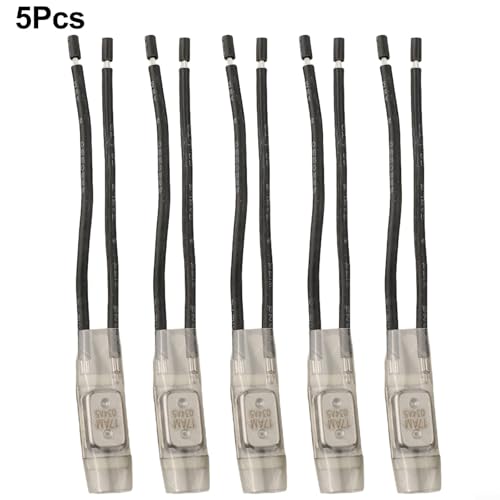 5 x automatischer Reset-Thermoschalter, normalerweise geschlossener Temperaturregler für Übertemperaturschutz (17AM034-135C) von ToolsEvery