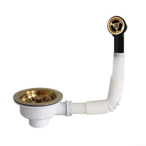 Abflusssieb für Waschbecken, gebürstete goldene Farbe, Abflusssieb, funktionaler Überlaufschutz, leicht und einfache Installation Abflusssieb für Waschbecken, gebürstete goldene Farbe, Abflusssieb, funktionaler Überlaufschutz, leicht und einfache Installation von ToolsEvery