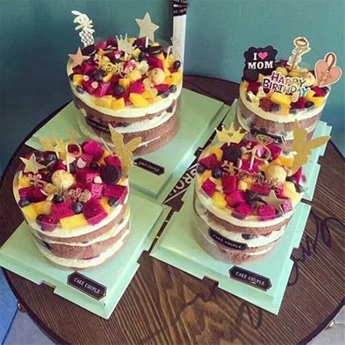 Acetat-Kuchen-Kragenfolie, 10 m Rolle, klares Design zum Backen und Mousse (12 cm x 10 m) von ToolsEvery
