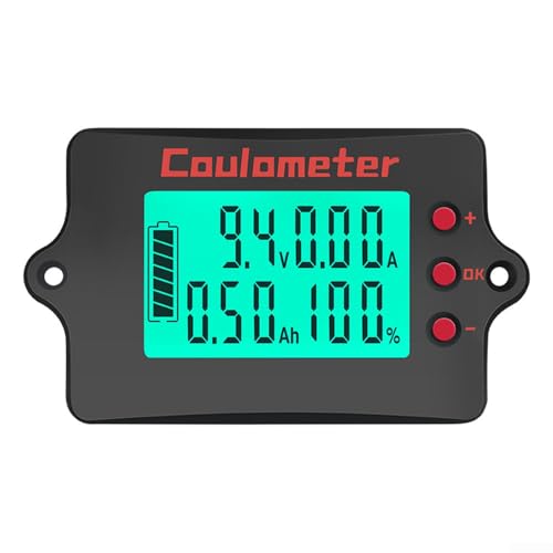 Batteriemonitor mit Shunt Power Voltmeter Display, A 32-Bit-Mikrocontroller-Chip, für Wohnmobil, Outdoor, elektrische Stromversorgungssysteme Batteriemonitor mit Shunt Power Voltmeter Display, A 32-Bit-Mikrocontroller-Chip, für Wohnmobil, Outdoor, elektrische Stromversorgungssysteme von ToolsEvery
