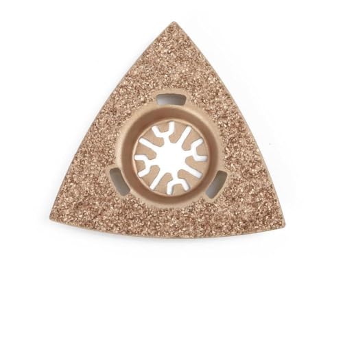 Dreieckige Raspel für grobes Material, Schleifen von Fliesen, Stein und Holz, kompatibel mit allen oszillierenden Multifunktionswerkzeugen Dreieckige Raspel für grobes Material, Schleifen von Fliesen, Stein und Holz, kompatibel mit allen oszillierenden Multifunktionswerkzeugen von ToolsEvery