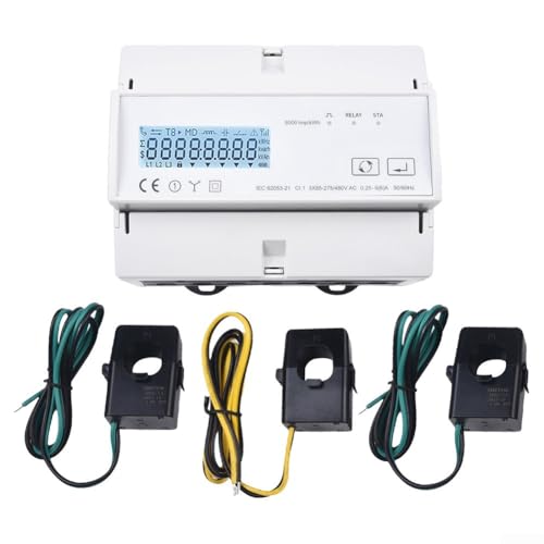 Dreiphasen-KWh-Monitor mit eingebautem Relais für Fernbetrieb und Verwaltung von ToolsEvery