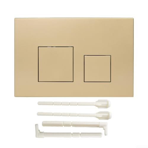 Dual Flush Control Plate Compatible with For GEBERIT Series from 01 to 50 (Gold) von ToolsEvery