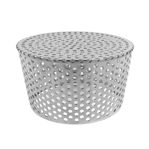 Edelstahl-Dachrinne, Anti-Blatt-Anti-Unordnung, Dachablauf-Auslass, Laubsammler, für Dachrinnen, Abflussrohre, Lüftungsschlitze (160–180 mm) von ToolsEvery