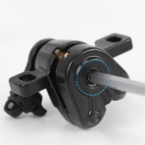 Elektroroller Vorne Rechts Scheibenbremssattel für 8 Zoll 10 Zoll E Bike, Komplettset mit 1 Feder und 1 Paar Bremsbeläge (Rot) von ToolsEvery