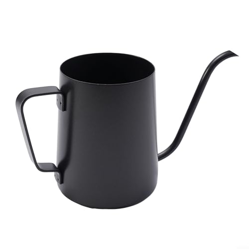 Ergonomischer Edelstahl-Kaffeekessel mit feiner Handwerkskunst für den Genuss Ihres Lieblingsgetränks (schwarz, 350 ml) von ToolsEvery