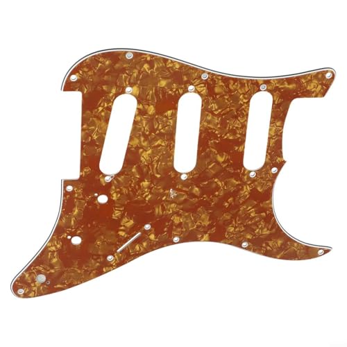Ersatz-Schlagplatte für E-Gitarren mit 11 Befestigungsschraubenlöchern (Brown Pearl) von ToolsEvery