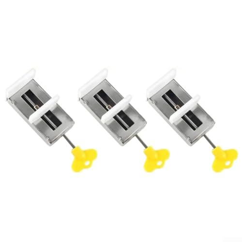 Fenster- und Türschlösser, verstellbar, Kindersicherung, Fensterstopper, sicheres Schließsystem, 3 Stück Fenster- und Türschlösser, verstellbar, Kindersicherung, Fensterstopper, sicheres Schließsystem, 3 Stück von ToolsEvery