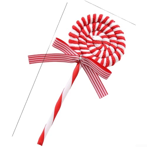 Festliches Weihnachtsschmuck-Set mit hängendem Stock und Lutscher für Baumschmuck (S 25 x 8 cm) von ToolsEvery