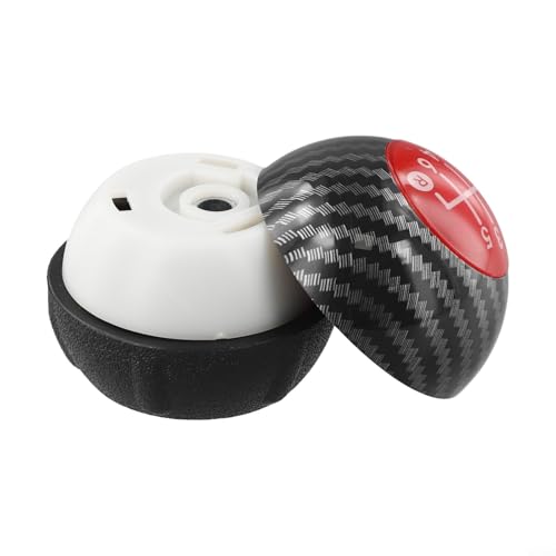 Für Fiat 500 500C manueller Schaltknauf, direkter Ersatz für 2012 2018 Modelle, stilvolles und funktionales Upgrade (rot) von ToolsEvery