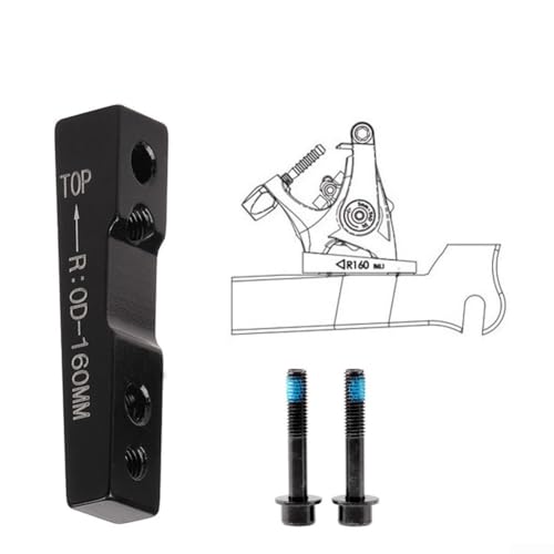 Funktioneller Scheibenbremssattel-Adapter für IS & PM-Montage 140 160 180 203 mm Größen (R160) von ToolsEvery