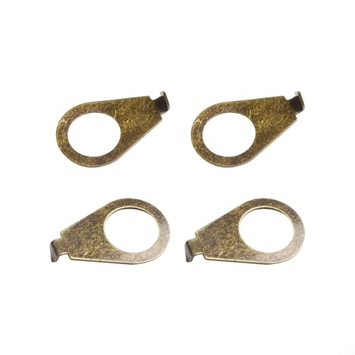 Gitarren-Potentiometer-Unterlegscheibe-Set mit vier passenden Indikatorplatten (Bronze) von ToolsEvery