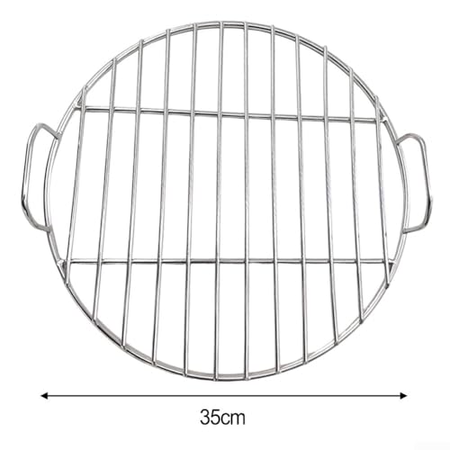 Grillrost aus Edelstahl, ideal für Camping und Gartenpartys (35 cm) von ToolsEvery